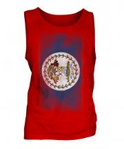 Belize Faded Flag Mens Vest