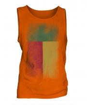 Benin Faded Flag Mens Vest