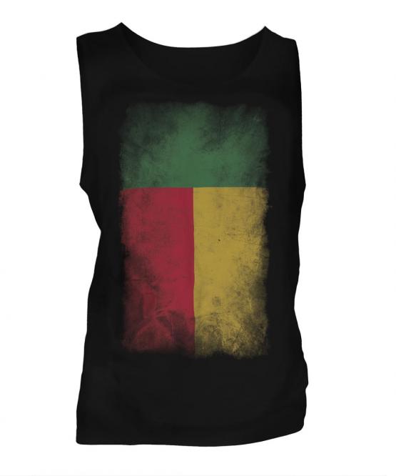 Benin Faded Flag Mens Vest