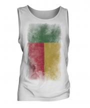 Benin Faded Flag Mens Vest