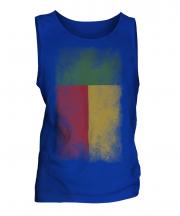 Benin Faded Flag Mens Vest