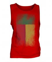 Benin Faded Flag Mens Vest