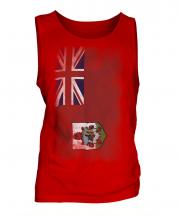 Bermuda Faded Flag Mens Vest