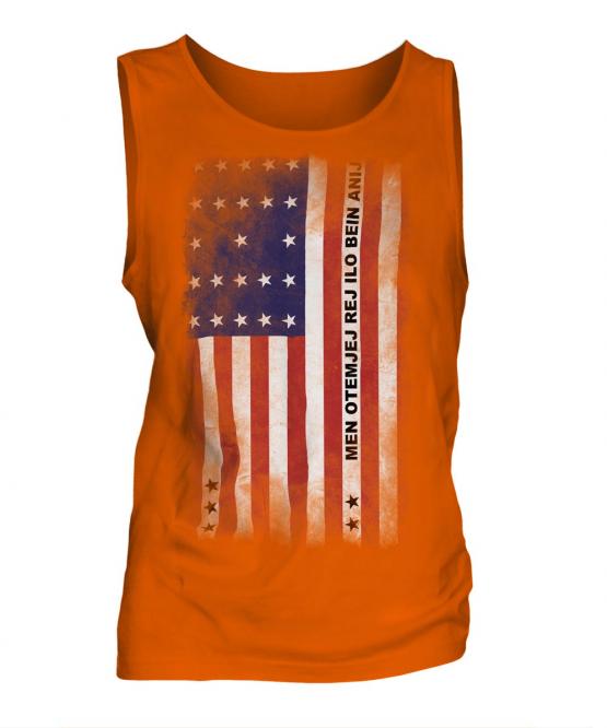 Bikini Atoll Faded Flag Mens Vest