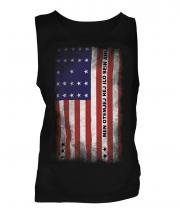 Bikini Atoll Faded Flag Mens Vest