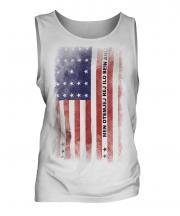 Bikini Atoll Faded Flag Mens Vest