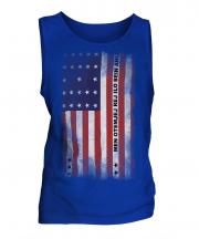 Bikini Atoll Faded Flag Mens Vest
