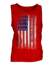 Bikini Atoll Faded Flag Mens Vest