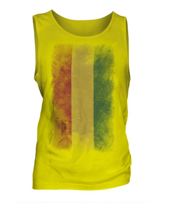 Bolivia Faded Flag Mens Vest