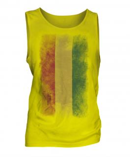 Bolivia Faded Flag Mens Vest