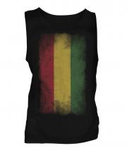 Bolivia Faded Flag Mens Vest