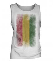 Bolivia Faded Flag Mens Vest