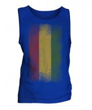 Bolivia Faded Flag Mens Vest