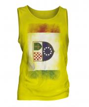 Bosnia And Herzegovina Federation Faded Flag Mens Vest