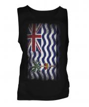 British Indian Ocean Territory Faded Flag Mens Vest