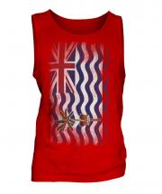 British Indian Ocean Territory Faded Flag Mens Vest
