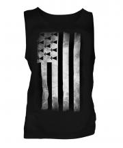 Brittany Faded Flag Mens Vest