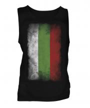 Bulgaria Faded Flag Mens Vest