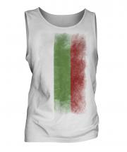 Bulgaria Faded Flag Mens Vest