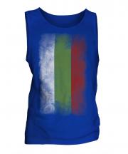Bulgaria Faded Flag Mens Vest