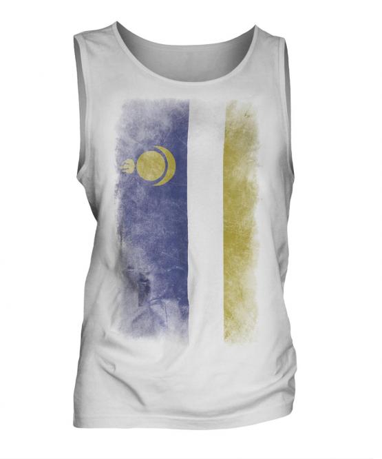 Buryatia Faded Flag Mens Vest