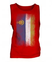 Buryatia Faded Flag Mens Vest