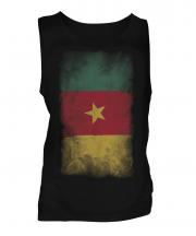 Cameroon Faded Flag Mens Vest