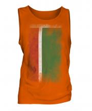 Chechen Republic Faded Flag Mens Vest