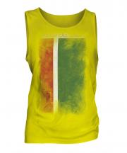 Chechen Republic Faded Flag Mens Vest