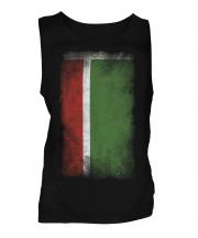 Chechen Republic Faded Flag Mens Vest