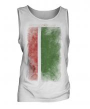 Chechen Republic Faded Flag Mens Vest