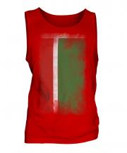 Chechen Republic Faded Flag Mens Vest