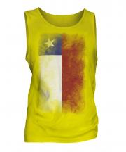 Chile Faded Flag Mens Vest