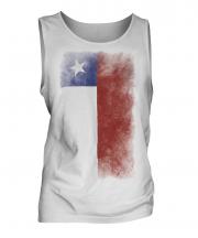 Chile Faded Flag Mens Vest