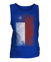 Chile Faded Flag Mens Vest