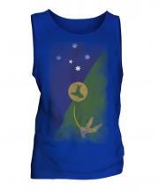 Christmas Island Faded Flag Mens Vest