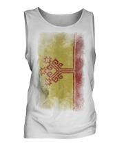 Chuvashia Faded Flag Mens Vest