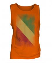 Congo Faded Flag Mens Vest