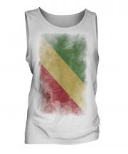 Congo Faded Flag Mens Vest