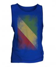 Congo Faded Flag Mens Vest