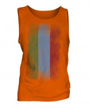 Dagestan Faded Flag Mens Vest