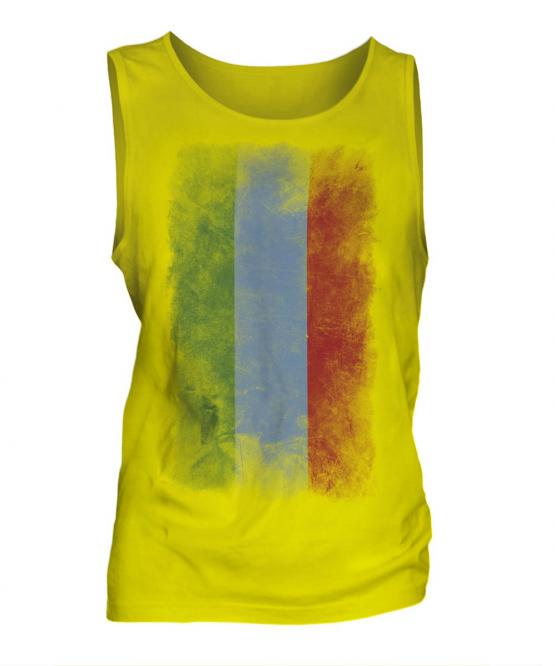 Dagestan Faded Flag Mens Vest