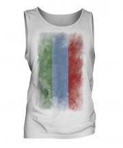 Dagestan Faded Flag Mens Vest
