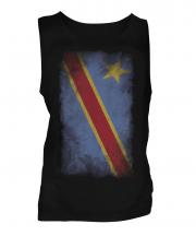 Democratic Rep. Of Congo Faded Flag Mens Vest