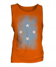 Micronesia Faded Flag Mens Vest