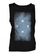 Micronesia Faded Flag Mens Vest