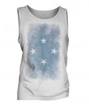 Micronesia Faded Flag Mens Vest