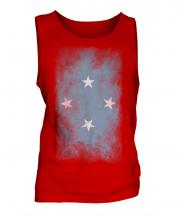 Micronesia Faded Flag Mens Vest