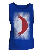 Easter Island Faded Flag Mens Vest