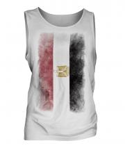 Egypt Faded Flag Mens Vest